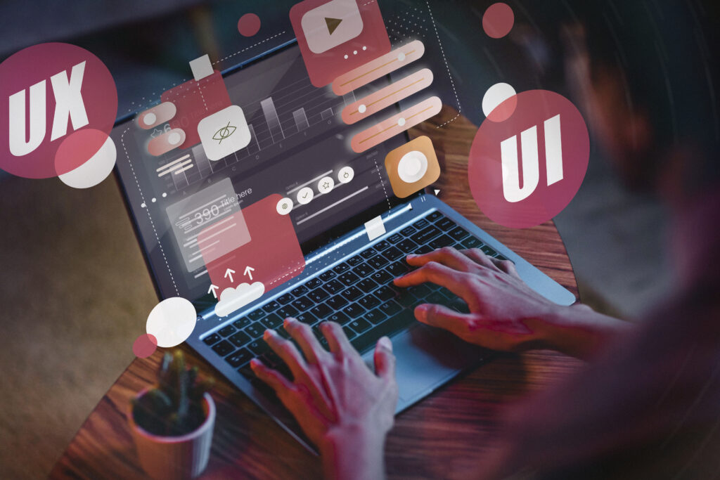 <a href="https://jp.freepik.com/free-photo/ui-and-ux-representations-with-laptop_38688238.htm#fromView=search&page=1&position=13&uuid=94f55146-437a-45f3-99a2-7dc96880225c">著作者：freepik</a>